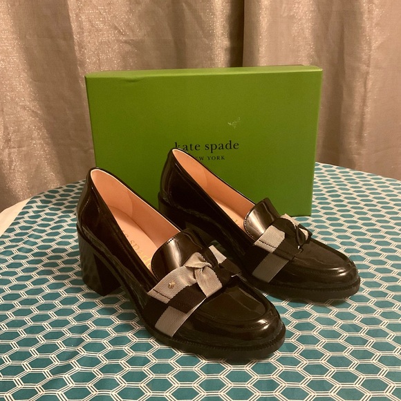 Kate Spade Leandra Black Patent Heels Size 9 Brand New in Box! - Picture 3 of 6